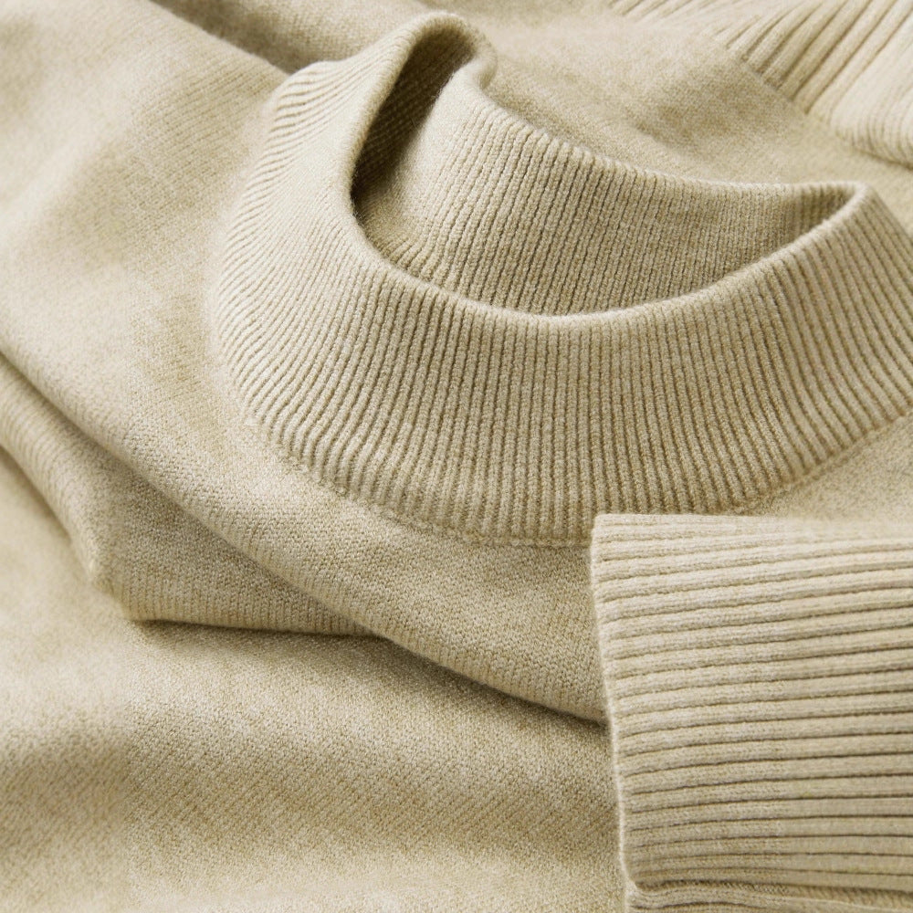 Men's Half-high Collar Warm Long Sleeves Knitwear