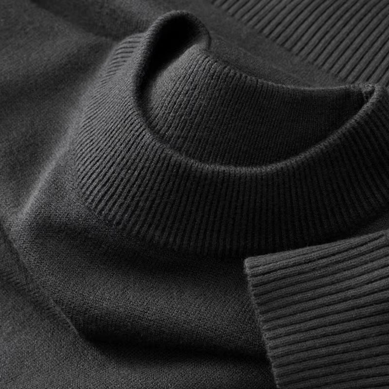 Men's Half-high Collar Warm Long Sleeves Knitwear
