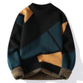 Color Matching Sweater Fashionable Warm