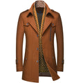 Thickened Men's Wool Woolen Trench Coat