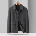 Woolen Coat Male Plus Size Turn-down Collar Coat