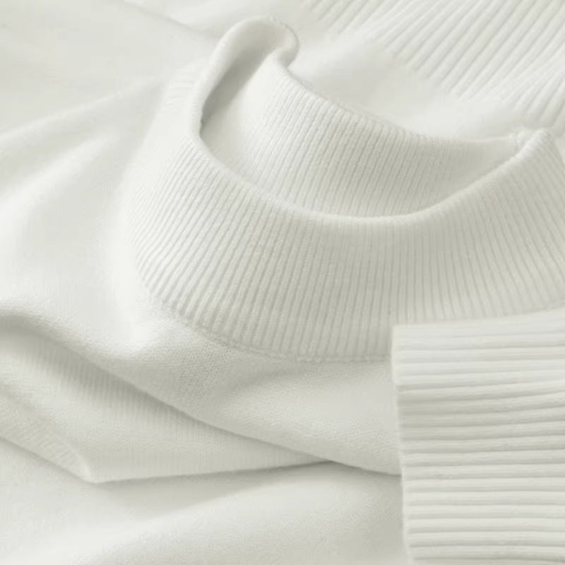 Men's Half-high Collar Warm Long Sleeves Knitwear